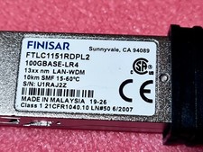 Finisar 100G QSFP28 100GBASE-LR4 10km SMF 13xx nm LAN-WDM Ethernet FTLC1151RDPL2 picture