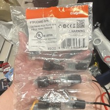 Legrand FTPUC65E-5PK Cat6 Cat5e PCB Plug 5PK Field Term T568A T568B picture