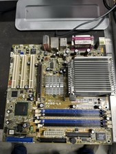 Vintage Asus P4SD-LA Motherboard w/ 2.4ghz Pentium 4 CPU & IO Shield Tested 478 picture