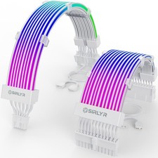 RGB 12VHPWR Cable Set,ARGB PSU Extension of Soft Include 24Pin ATX,16 Pin to ... picture