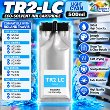 TR2-LC 500ml Light Cyan Eco Solvent Ink for Roland TrueVIS SG VG Printers picture