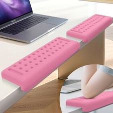 LShaped Desk Edge Cushion 2 PCS Elbow Rest Pink Memory Foam Ergonomic Support picture