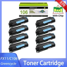 8PK Black CRG106 Toner Cartridge For Canon 106 MF6500 MF6530 MF6540 MF6550 picture