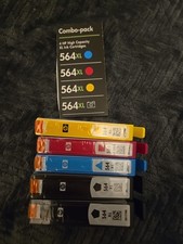 Combo Pack (5) GENUINE SEALED HP 564XL High Yld INKJET CARTRIDGES NO BOX picture