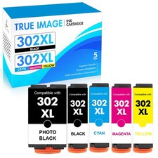 5x Compatible With 302XL Ink Cartridges ForEpson 302 Expression XP-6000 XP-6100 picture