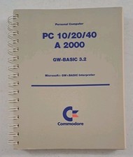VTG 1986-User's Guide PC 10/20/40 A 2000-GW-Basic 3.2 Commodore picture