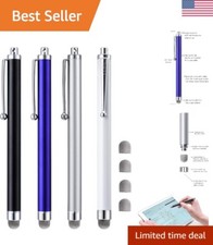 Ultra-Sensitive Touch Screen Stylus, 4 Pcs, 5-Inch with Extra Tips - Gift Ready picture