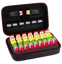 USB Flash Drive Case Organizer 48 Slots Thumb Drive Memory SD Card Holder Black picture