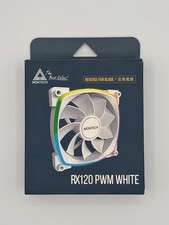 Montech RX120 PWM WHITE RX120 ARGB Reversed Fan 1600PWM 120mm White picture