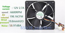 Antminer S9,S7,D3,L3+ Fan 12V 2.7A 6600RPM 120x120x38mm 4pin Replace QFR1212GHE picture