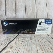 New Genuine HP 125A CB540A Black Toner LaserJet Cartridge CP1215 Sealed Box picture