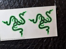 Official Razer Logo Decal Sticker Set – 2 Genuine Case Mod Stickers picture