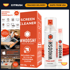 Screen Cleaner & Wipe Kit - 3.4oz + 0.3oz, Streak-Free, Anti-Static, Safe for Al picture