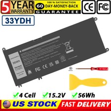 Lot 33YDH Battery For Dell Latitude 3400 3380 3480 3500 3580 3590 Inspiron 7586 picture
