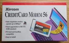 NOS 1998 Xircom CreditCard Modem 56, 56Kbps PC Card modem for portable PCs picture