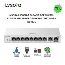 Lysora LR300G-P 10-Port Gigabit Cloud Managed PoE Router 1.5Gbps 110W Budget picture