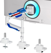 Corearm Single Monitor Mount with USB, Ultrawide Monitor Arm for 24 to 57'' Heav picture
