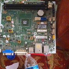 HP Mini-ITX Motherboard 2 RAM Slots VGA DVI USB 3.0 RJ-45 3.5mm Audio picture