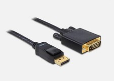 Delock 82592 Cable DisplayPort 1.1 Male DVI 24+1 Male Passive 3m Black picture