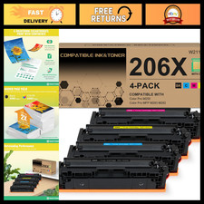 High-Yield Toner Cartridge 4-Pack Compatible with HP 206A 206X Pro MFP M283cdw picture