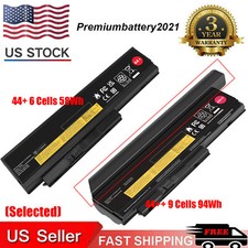 44+/44++ NEW Battery For Lenovo ThinkPad X220 X230 X220i X230i 0A36281 0A36282 picture