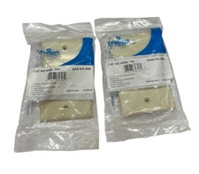LEVITON F-Connector Flush Mount Wallplate 40981-00I (LOT OF 2) 🔥 Fast Shipping  picture