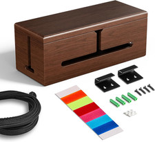 Caja Grande Organizadora Cables Ocultador Cables con Funda Protectora de Cables picture