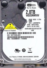 WD20NMVW-11W68S0 dcm: HBCVJHKB sn: WX71C6 2TB JUL/2012 USB 3.0 Western Digital picture