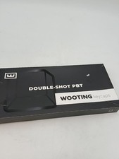 Wooting PBT Double Shot Keycaps US-ANSI UK-ISO Black KC3-USUK4-PDS-BK1 Open Box picture