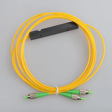 1/2/5pc FC/APC 1×2 Mini PLC Splitter SingleMode Fiber Optical 1:2 Mini Tube Type picture