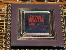 Vintage 387 PGA68 FPU CHIPS C&T SUPER MATH J38700DX-33 *TESTED* picture
