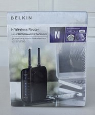 Belkin F5D8236-4 4-Port 10/100 Wireless N Router Ver 3000 - New and Sealed picture
