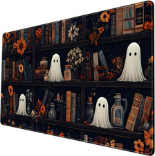 Desk Mat Large Mouse Pad Dark Academia Gothic Kawaii Floral Extended Laptop picture
