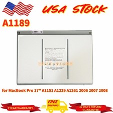 A1189 New 10.8 V Battery for MacBook Pro 17 inch A1212 A1151 A1229 A1261 picture