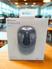 Microsoft Wireless 900 Mouse Black USB Full Size Ambidextrous PW4-00001 Sealed picture