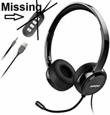 MPOW USB Headset w/ Microphone Noise Reduction - PA071A **Missing USB Adapter** picture
