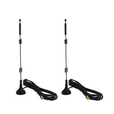 Dual Band Long Range Wifi Antenna (2-Pack), 9Dbi 2.4GHZ 5GHZ 5.8GHZ RP-SMA Conn picture