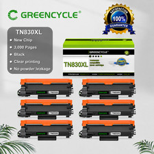 6PK TN830XL Toner Black for Brother DCP-L2640DW HL-L2405W L2400D Replaces TN830 picture
