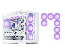 SAMA V60 PC Case, Mid-Tower Computer Case, A Curved Tempered Glass, 7 picture
