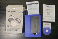 Wavlink USB-A USB-C 3.1 to HDMI Dual Display Adapter WL-UG6902H NEW Open Box picture