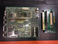 Vintage Intel Socket 5 Triton I 430FX LPX Motherboard + Pentium, 32MB RAM, Riser picture