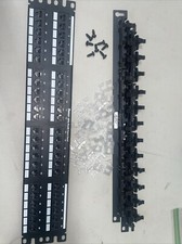 Panduit DP48688TGY Cat 6 Patch Panel 48 Ports DP6+ - FLAT -Used, Great Condition picture