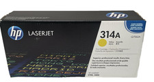 HP 314A Q7562A Yellow Genuine OEM LaserJet Toner Cartridge Sealed New picture