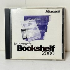 Microsoft Bookshelf 2000 ©1998 [GOOD] Windows Software CD-ROM PC *B2G2* picture