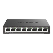 D-Link DGS 108 8 Port Gigabit Ethernet Switch Unmanaged, Plug & Play Network picture