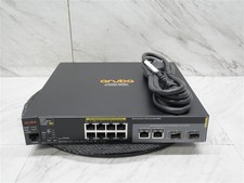 HP Aruba 2530-8 PoE+ JL070A Internal PS 8 Port Fast Ethernet Switch JL070A picture
