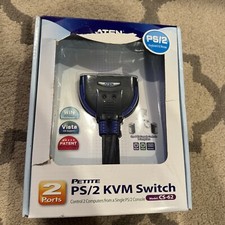 Aten CS-62  Port PS/2 KVM Switch Ps/2 Kit New picture