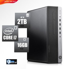 HP Desktop Computer PC i7 6th, up to 16GB RAM 2TB SSD, Windows 11, WiFi picture