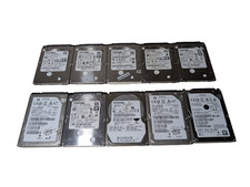 Lot of 10 x 500GB (5TB Total) 2.5