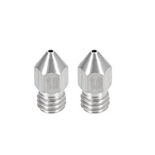 1mm 3D Printer Nozzle Fit for MK8 for 1.75mm Filament Stainless Steel 2pcs picture